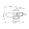 71473 vnútorné LED stropné svietidlo