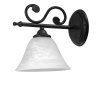 Rabalux Dorothea čierna nástenná lampa E14