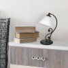 Rabalux Dorothea čierna stolová lampa E14