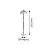 Rabalux Marvel bronz stojacia lampa 2xE27