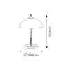 Rabalux 8172 Regina  stolova lampa