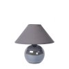 Lucide 14553/81/36 FARO Table lamp Ceram. H.21cm Pearl Silver