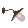 Lucide 11870/01/97 ARUBA Wall Light 1xE27 Frost Glass/Rust