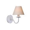 Lucide 31233/01/21 CAMPAGNE Wall Light 1xE14 (Shade 61009/16/38)