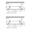 Kanlux DALLA CT-DTO50-W Podhĺadové bodové svietidlo - 22430