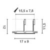 Schrack Technik LI113502 NEW TRIA, Svietidlo zapustené do stropu