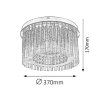 Rabalux Danielle LED luster 18W 4000K 2449