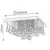 Rabalux Corinna luster 5xE14 2618