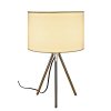 Schrack Technik LI155542  FENDA Table lamp, E27, without screen, chrome