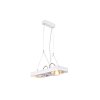 Schrack Technik LI154901  LYNAH LED pendulum luminaire, 2x10W 3000K double, matt white