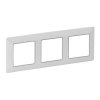 Legrand Valena Life - Trojnásobný rámik, biela/chróm - 754033