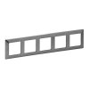 Legrand Valena Life - Päťnásobný rámik, nerez - 754155