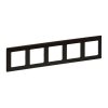 Legrand Valena Life - Päťnásobný rámik, drevo - tmavé - 754175