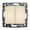 Legrand Valena - Dvojitý striedavý prepínač (5B), béžová - 774308
