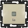 Legrand Valena - Tlačidlo s orientačným osvetlením, symbolom zvončeka 10A - 250V, béžová - 774115