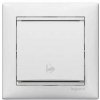 Legrand Valena - Tlačidlo so symbolom zvončeka 10A - 250V, biela - 774216