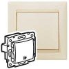 Legrand Valena - Tlačidlo so symbolom zvončeka 10A - 250V, béžová - 774116