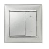 Legrand Valena - Tlačidlový stmievač 40 - 600W, hliník - 770274