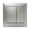 Legrand Valena - Tlačidlový stmievač 40 - 600W, hliník - 770274