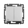 Legrand Valena - Dvojitý striedavý prepínač (5B) - IP44, biela - 770098