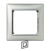 Legrand 770151 Valena jednoduchý rámik, hliníkový