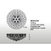 Zuma Line C0352-05A-B5QL MOSCOW, stropné svietidlo