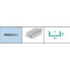 Kanlux,26546 PROFILO J-W, Hliníkový profil