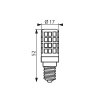 Kanlux 24525 ZUBI LED 4W E14-WW