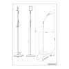 TRIO LIGHTING FOR YOU 420910107 BERGAMO Stojacie svietidlo