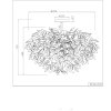 TRIO LIGHTING FOR YOU R60463001 LEAVY Stropné svietidlo
