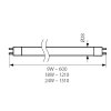 Kanlux 26066 T8 LED GLASSv3 24W-NW Lineárny svetelný zdroj LED