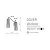 Nowodvorski 9260 Nástenné svietidlo DOVER