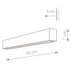 Nowodvorski 9618 Nástenné svietidlo STRAIGHT LED WALL S