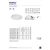 Kanlux 28938 ROUNDA V2LED6W-WW-W Vstavané svietidlo LED