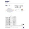 Kanlux 29586 AREL LED DL 10W-NW