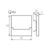 Kanlux 29853 SABIK LED B-WW