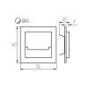 Kanlux 29855 SABIK MINI LED B-WW