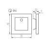 Kanlux 29856 APUS LED PIR B-NW