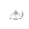 Rabalux 6340 LINETT Stropné svietidlo