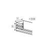 Kanlux 33232 TEAR N TR 2M-W
