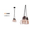 AZzardo AZ1660 CARRON 3, závesné svietidlo