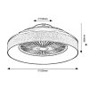 Rabalux 5420 Stropné svietidlo  s ventilatorom  Benicio