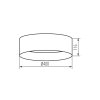 Kanlux 36460 Stropné LED svietidlo RIFA LED
