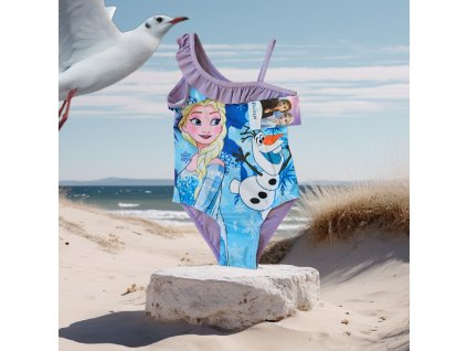 Dívčí plavky Frozen (fialové)