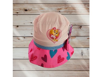 Dívčí klobouček paw patrol (světle růžový)