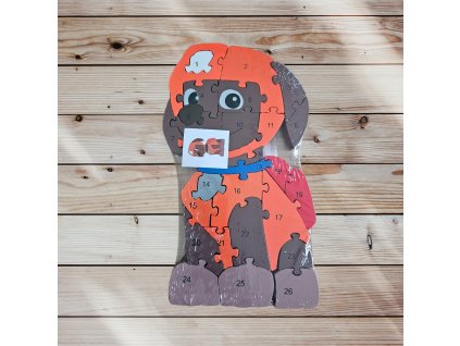 Dřevěné puzzle Zuma
