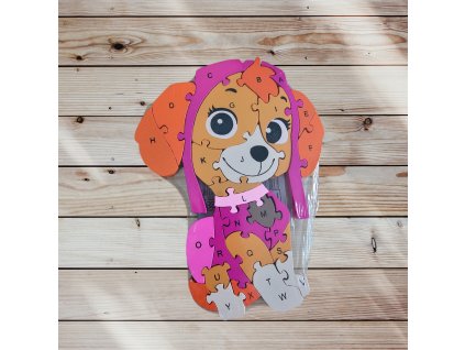 Dřevěné puzzle Skye