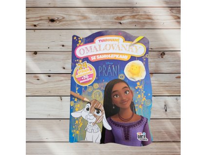 Tvarované omalovánky - Disney PŘÁNÍ