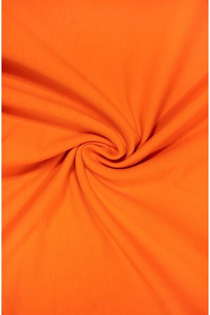43977 teplakovina elasticka oranzova 290 g m2