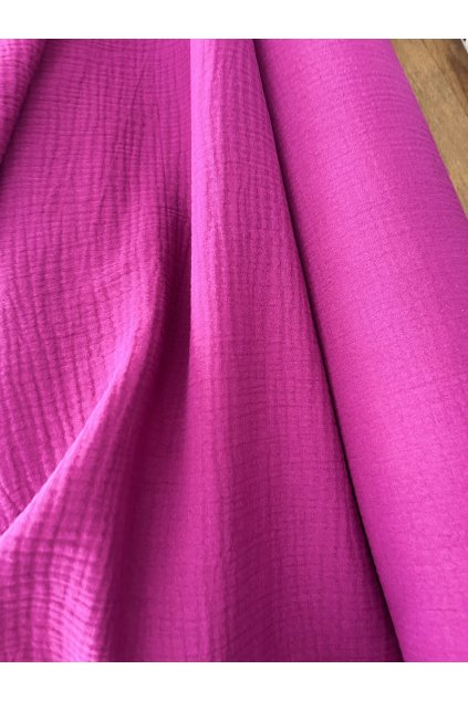 Mušelín/gázovina - magenta